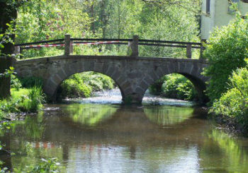 Doppelbrcke in Rettenbach im Bayerischen Wald