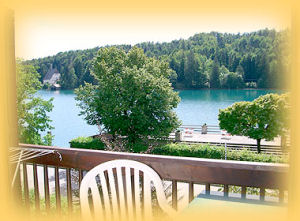 Ferienwohnung Walchensee Ausblick