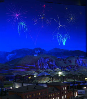 Miniland - Feuerwerk ber dem Rhein