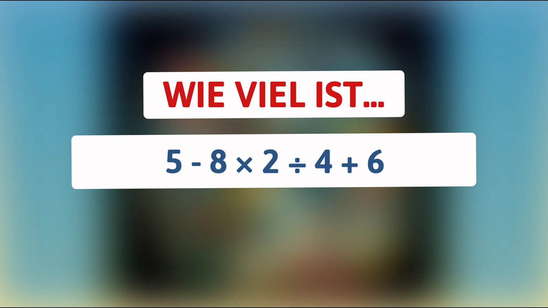 Bist du schlau genug, um das ultimative Genie-Rätsel zu knacken? Probiere es mit dieser einfachen, aber verblüffenden Gleichung!"