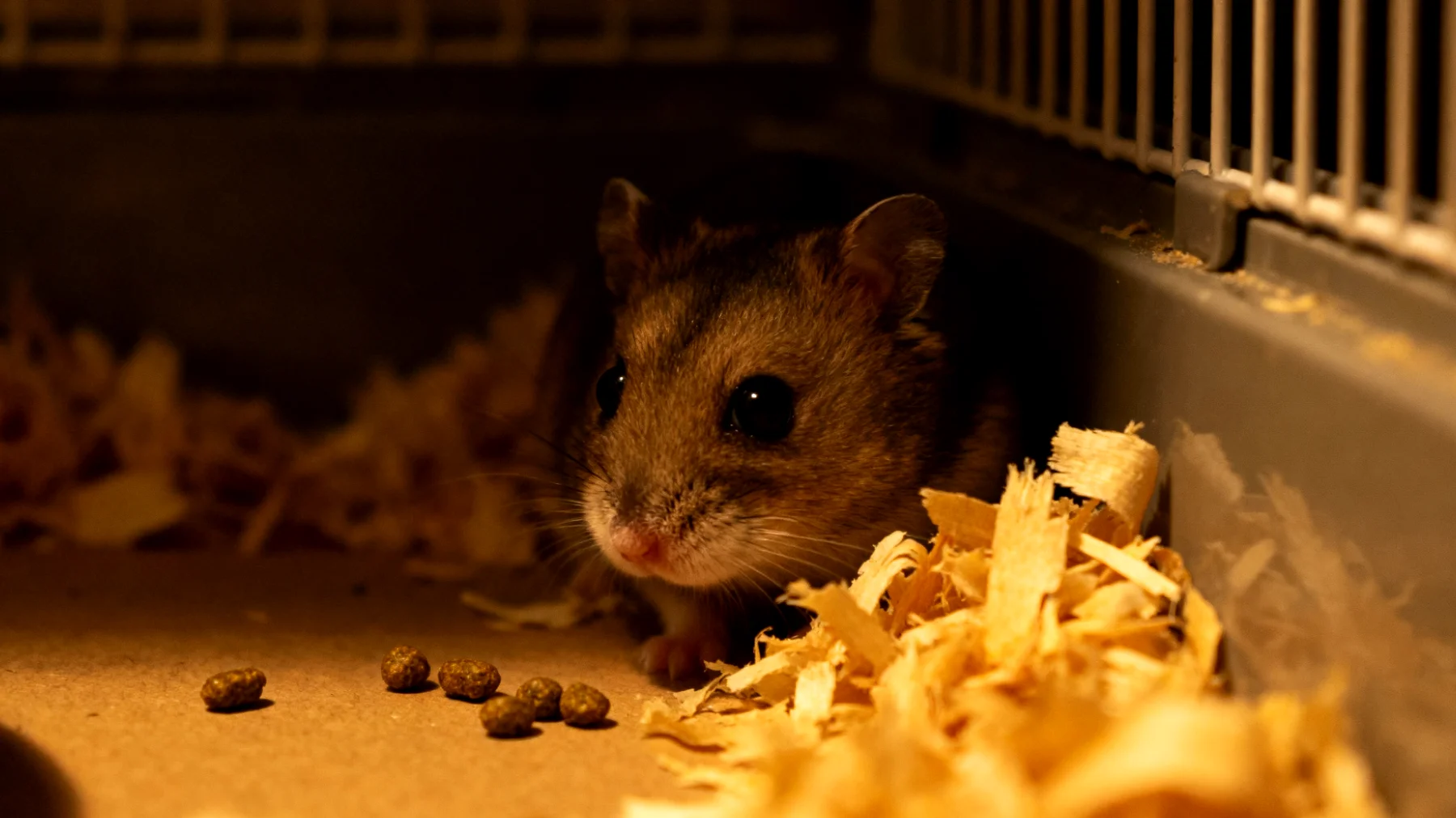 Erwachsene Hamster zeigen oft Stress und Ängstlichkeit bei der Eingewöhnung in ein neues Zuhause, was sich durch Verstecken, Verweigerung von Futter und nächtliche Unruhe äußert"