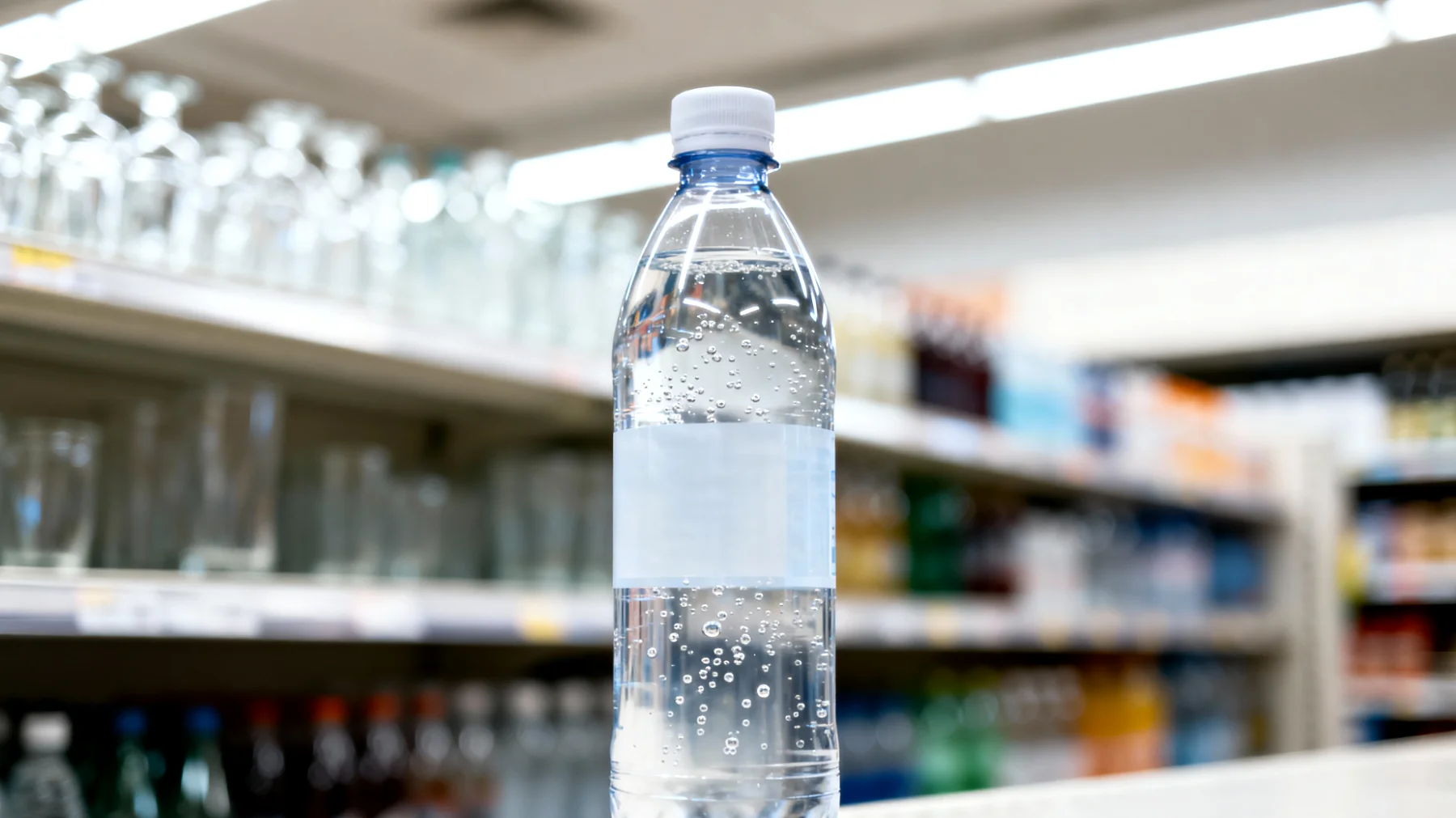 Mineralwasser mit Kohlensäure"