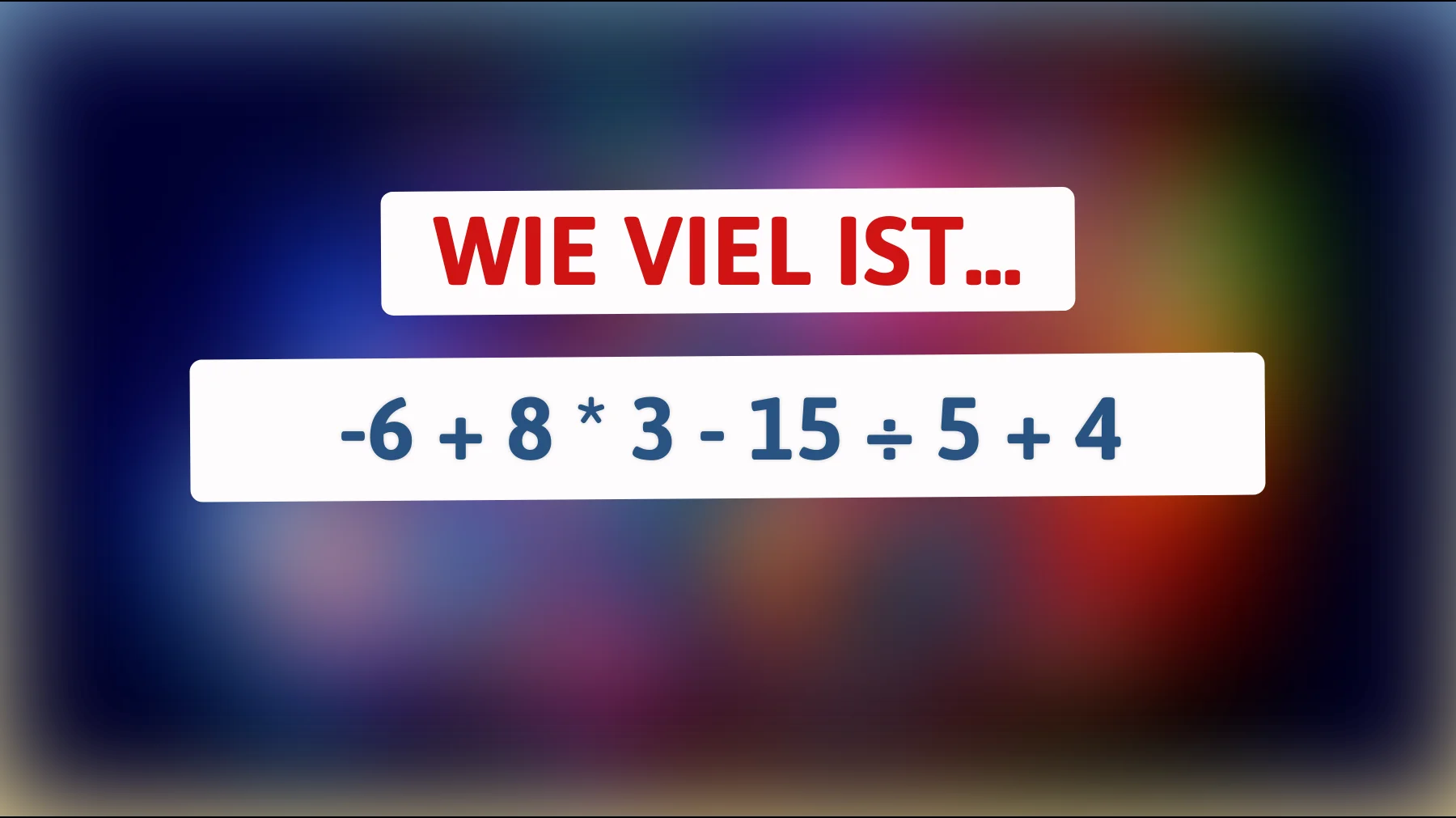 Nur 1% der Menschen können es lösen: Finde die richtige Antwort auf dieses knifflige Mathe-Rätsel! Bist du clever genug?"