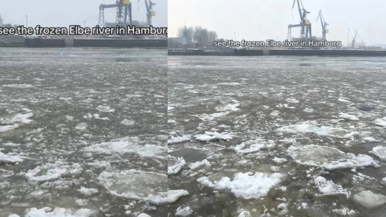 Breathtaking 😍 #hamburg #snow"